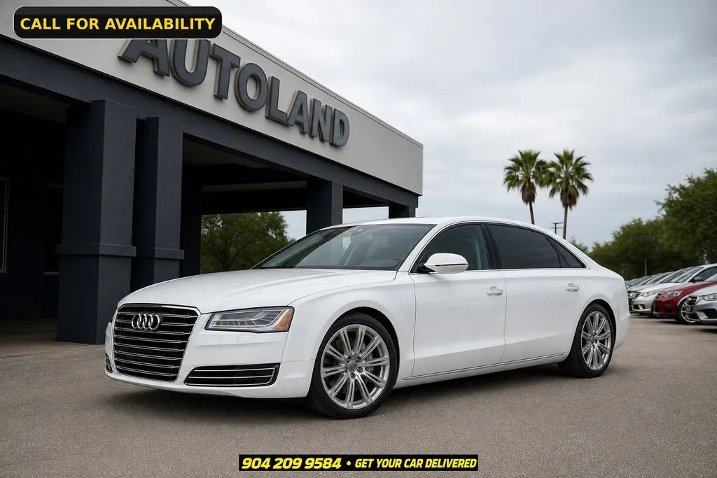 White 2014 Audi A8 L 4.0T for sale in Jacksonville, FL