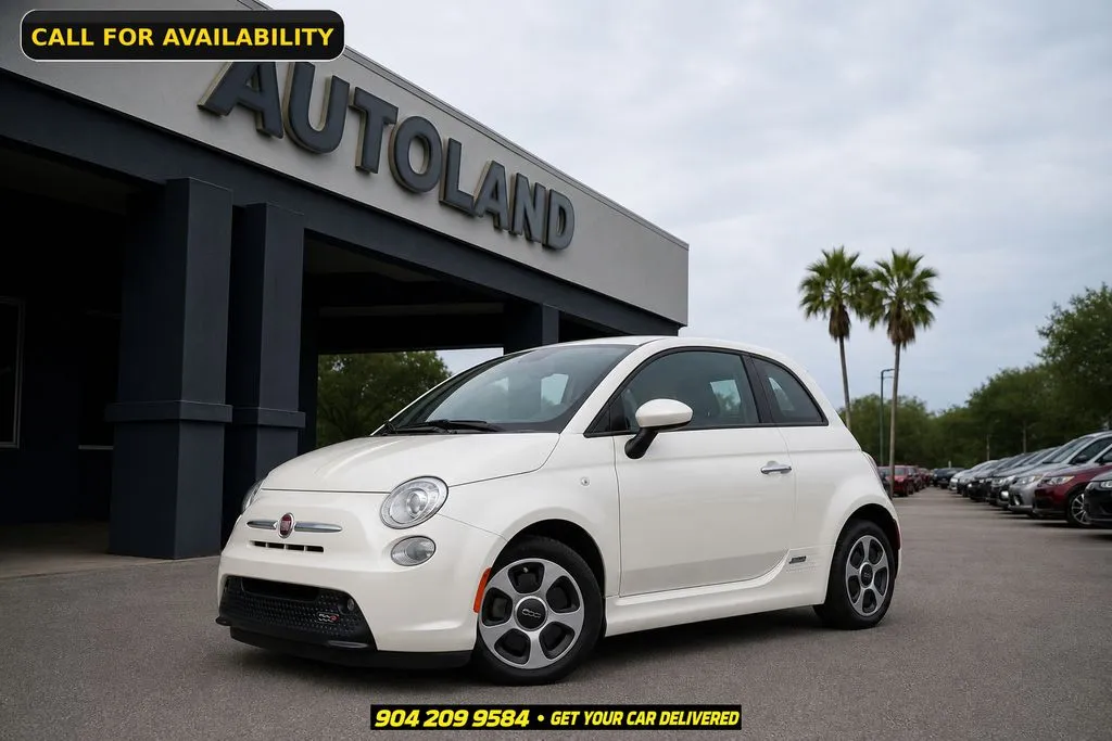White 2016 Fiat 500e Battery Electric for sale in Jacksonville, FL