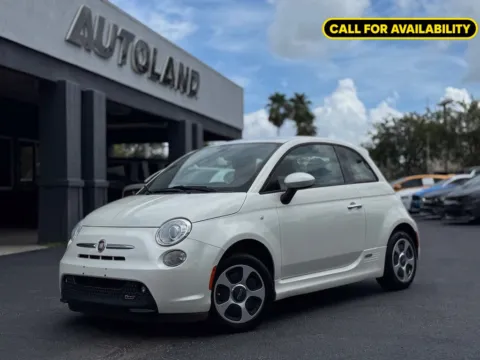 White 2016 Fiat 500e Battery Electric for sale in Jacksonville, FL