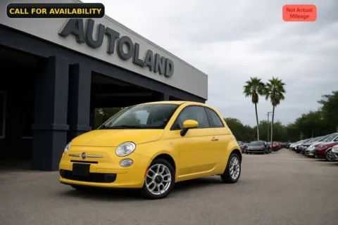 Yellow 2013 Fiat 500 Pop for sale in Jacksonville, FL