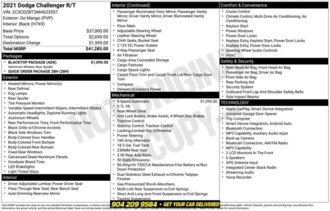 Photos of 2021 Dodge Challenger R/T for sale in Jacksonville, FL at AUTOLAND