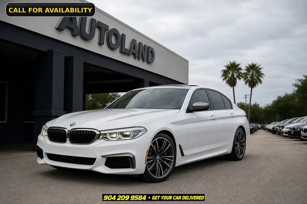 White 2018 BMW 5 Series M550i xDrive for sale in Jacksonville, FL