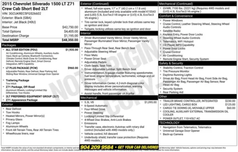 Photos of 2015 Chevrolet Silverado 1500 LT for sale in Jacksonville, FL at AUTOLAND