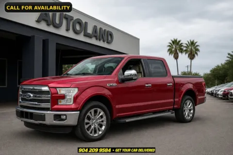 Red 2016 Ford F-150 Lariat for sale in Jacksonville, FL