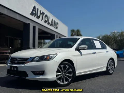 White 2015 Honda Accord Sport for sale in Jacksonville, FL