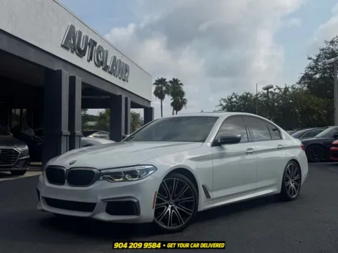 White 2018 BMW 5 Series M550i xDrive for sale in Jacksonville, FL