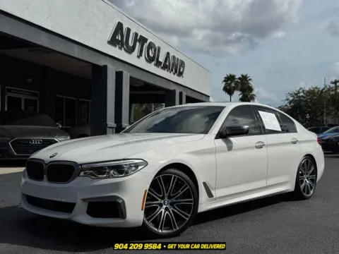 White 2018 BMW 5 Series M550i xDrive for sale in Jacksonville, FL