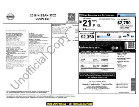 Photos of 2016 Nissan 370Z for sale in Jacksonville, FL at AUTOLAND