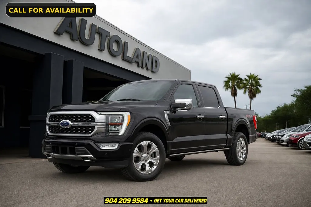 Black 2021 Ford F-150 Platinum for sale in Jacksonville, FL