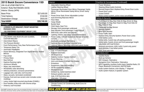 Photos of 2015 Buick Encore Convenience for sale in Jacksonville, FL at AUTOLAND