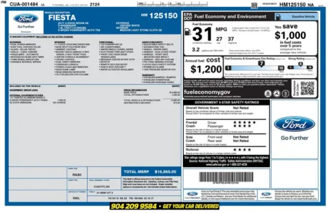 Photos of 2017 Ford Fiesta SE for sale in Jacksonville, FL at AUTOLAND
