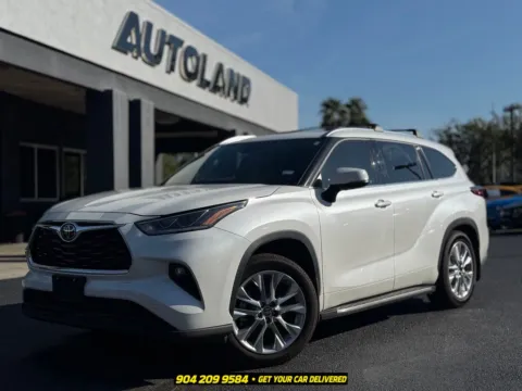 White 2021 Toyota Highlander Limited for sale in Jacksonville, FL