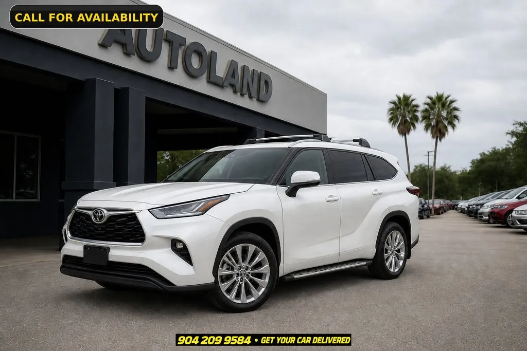 White 2021 Toyota Highlander Limited for sale in Jacksonville, FL