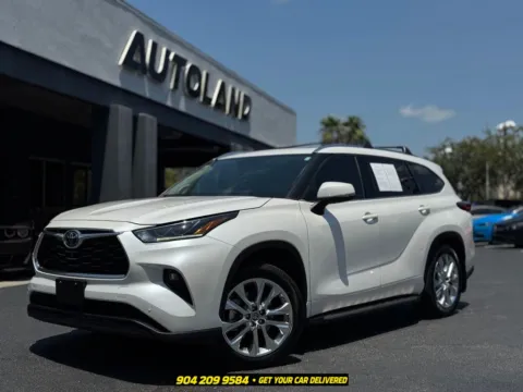 White 2021 Toyota Highlander Limited for sale in Jacksonville, FL