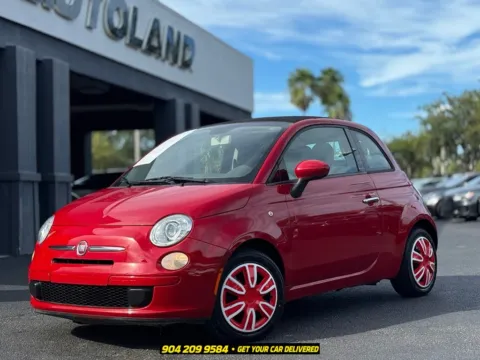 Red 2013 Fiat 500c Pop for sale in Jacksonville, FL