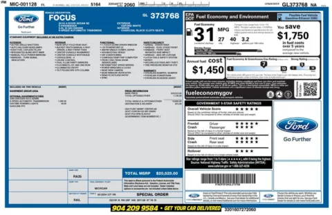 Photos of 2016 Ford Focus SE for sale in Jacksonville, FL at AUTOLAND