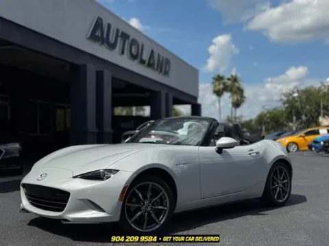 White 2016 Mazda Miata Grand Touring for sale in Jacksonville, FL