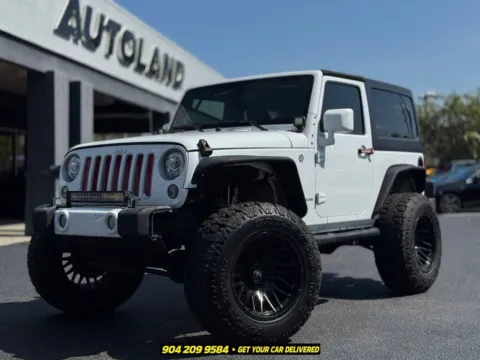 White 2016 Jeep Wrangler Sahara for sale in Jacksonville, FL