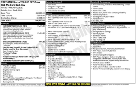 Photos of 2022 GMC Sierra 2500 HD SLT for sale in Jacksonville, FL at AUTOLAND