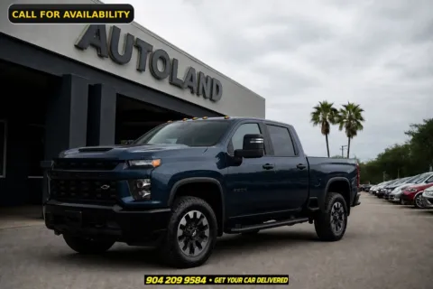 Blue 2021 Chevrolet Silverado 2500 HD Custom for sale in Jacksonville, FL