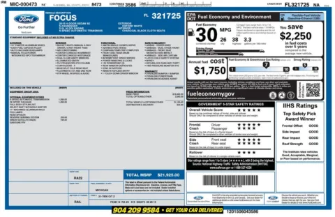 Photos of 2015 Ford Focus SE for sale in Jacksonville, FL at AUTOLAND