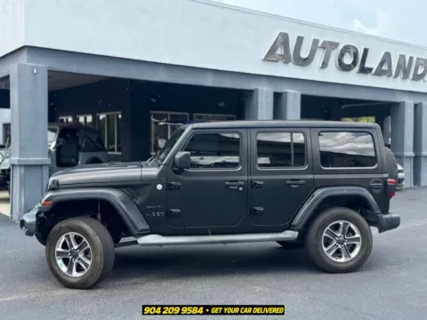 Another view of 2020 Jeep Wrangler Unlimited Sahara for sale in Jacksonville, FL at AUTOLAND
