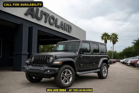 Black 2020 Jeep Wrangler Unlimited Sahara for sale in Jacksonville, FL