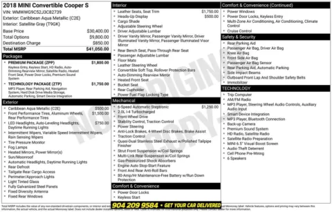 Photos of 2018 MINI Cooper S for sale in Jacksonville, FL at AUTOLAND