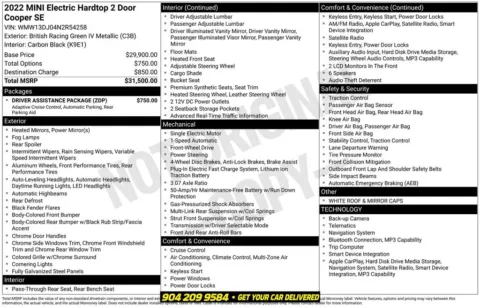 Photos of 2022 MINI Cooper SE Electric Cooper SE for sale in Jacksonville, FL at AUTOLAND