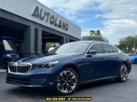 Blue 2024 BMW 5 Series 530i for sale in Jacksonville, FL