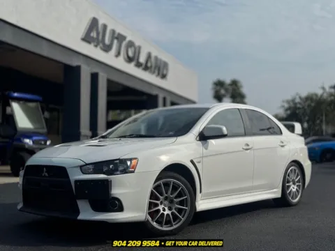 White 2014 Mitsubishi Lancer Evolution GSR for sale in Jacksonville, FL