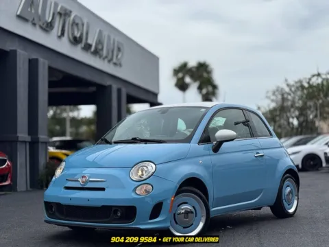 Blue 2019 Fiat 500 Lounge for sale in Jacksonville, FL
