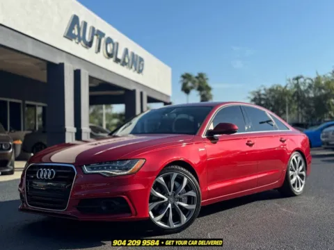 Red 2014 Audi A6 3.0T Prestige for sale in Jacksonville, FL