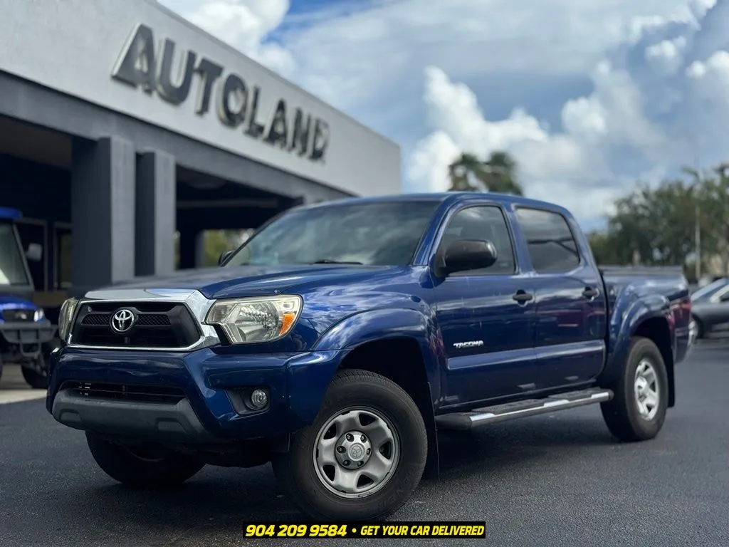 Blue 2015 Toyota Tacoma PreRunner for sale in Jacksonville, FL