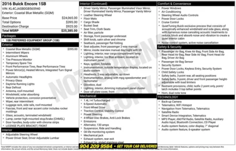 Photos of 2016 Buick Encore for sale in Jacksonville, FL at AUTOLAND
