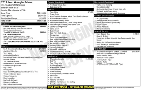 Photos of 2013 Jeep Wrangler Sahara for sale in Jacksonville, FL at AUTOLAND