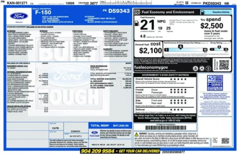 Photos of 2023 Ford F-150 XL for sale in Jacksonville, FL at AUTOLAND