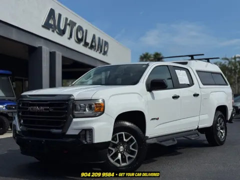 White 2022 GMC Canyon AT4 w/Leather for sale in Jacksonville, FL