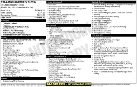 Photos of 2024 GMC Hummer EV SUV 3X for sale in Jacksonville, FL at AUTOLAND