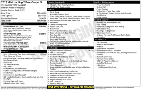 Photos of 2017 MINI Cooper S for sale in Jacksonville, FL at AUTOLAND