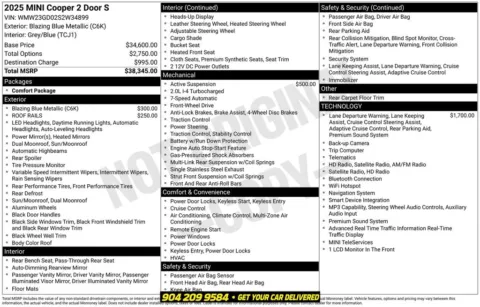 Photos of 2025 MINI Cooper S Iconic for sale in Jacksonville, FL at AUTOLAND