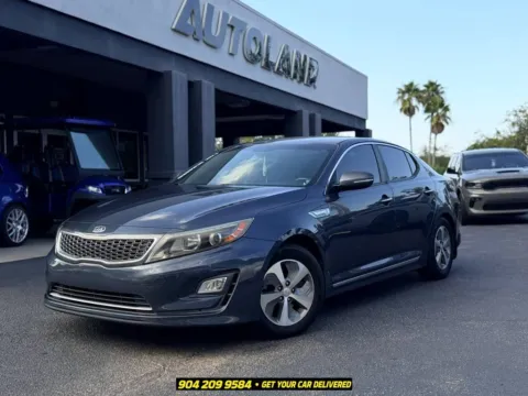 Blue 2015 Kia Optima Hybrid EX for sale in Jacksonville, FL