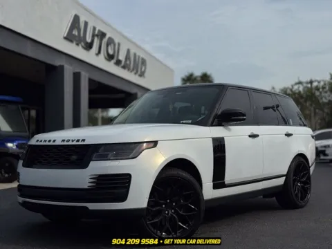 White 2019 Land Rover Range Rover 5.0L V8 Supercharged for sale in Jacksonville, FL