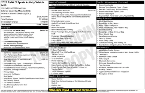Photos of 2023 BMW iX M60 for sale in Jacksonville, FL at AUTOLAND