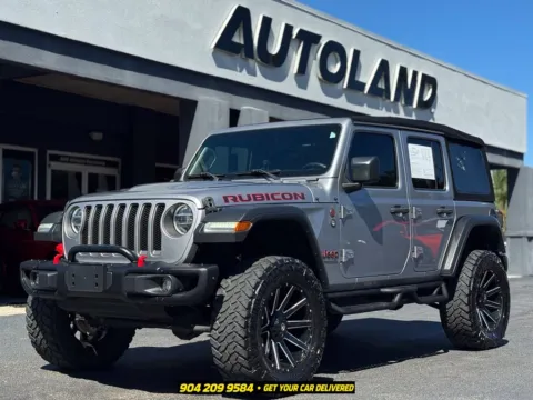 Silver 2019 Jeep Wrangler Unlimited Rubicon for sale in Jacksonville, FL