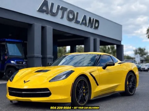 Yellow 2015 Chevrolet Corvette Stingray Z51 for sale in Jacksonville, FL