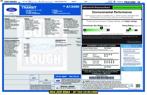 Photos of 2023 Ford Transit-350 XLT for sale in Jacksonville, FL at AUTOLAND