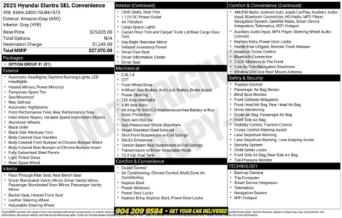 Photos of 2025 Hyundai Elantra SEL Convenience for sale in Jacksonville, FL at AUTOLAND