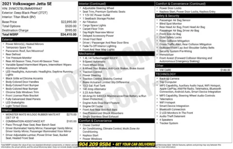 Photos of 2021 Volkswagen Jetta 1.4T SE for sale in Jacksonville, FL at AUTOLAND