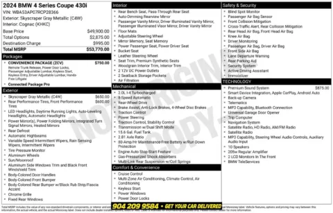 Photos of 2024 BMW 4 Series 430i for sale in Jacksonville, FL at AUTOLAND